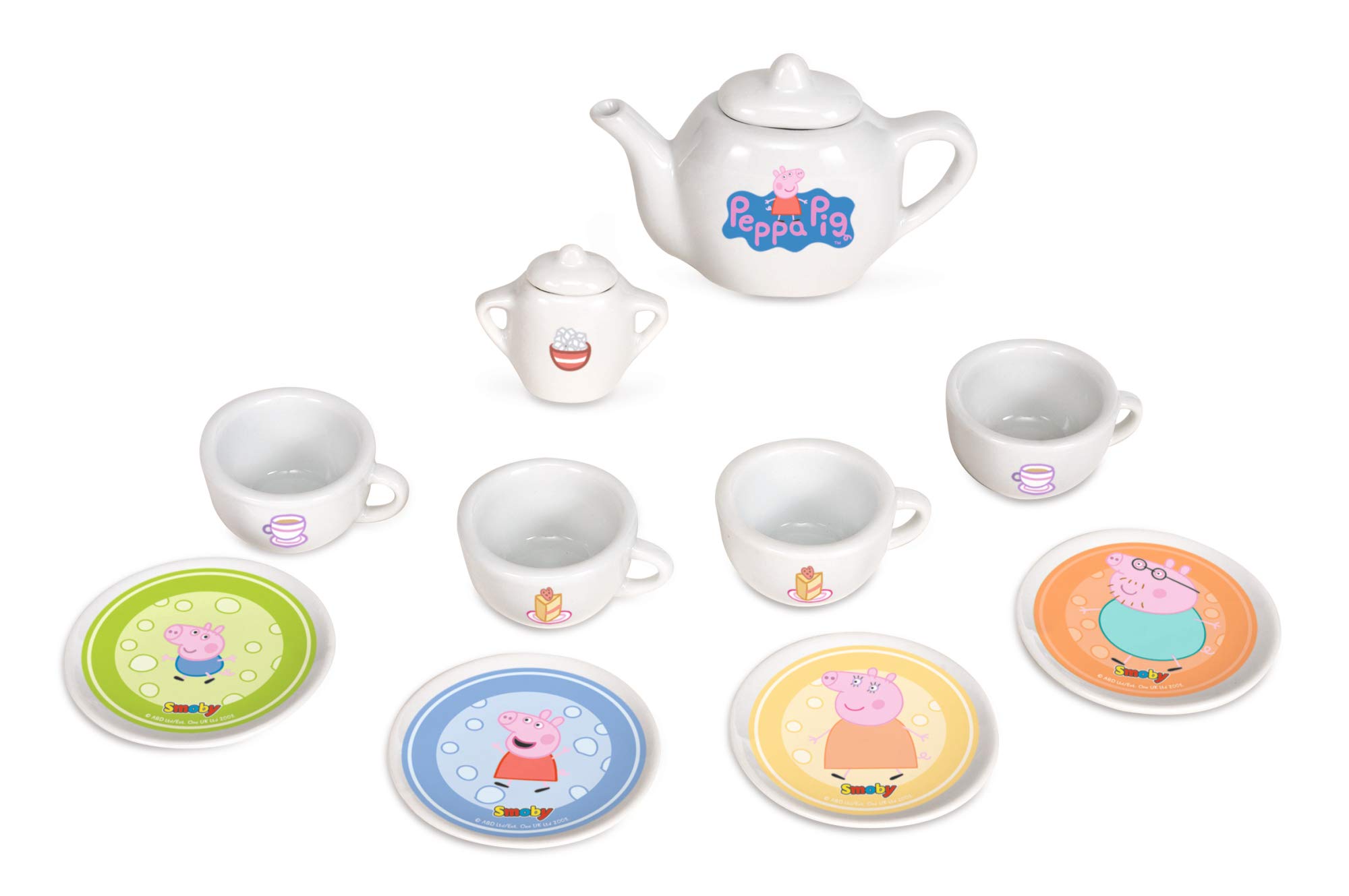 smoby-peppa-pig-porzellan-service-spielgeschirr-set-10-tlg-tassen image 1