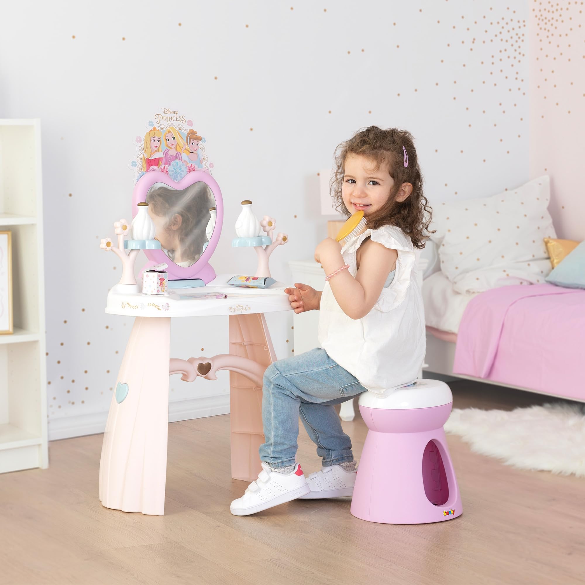 smoby-disney-princess-frisiertisch-schminktisch-kinder image 4