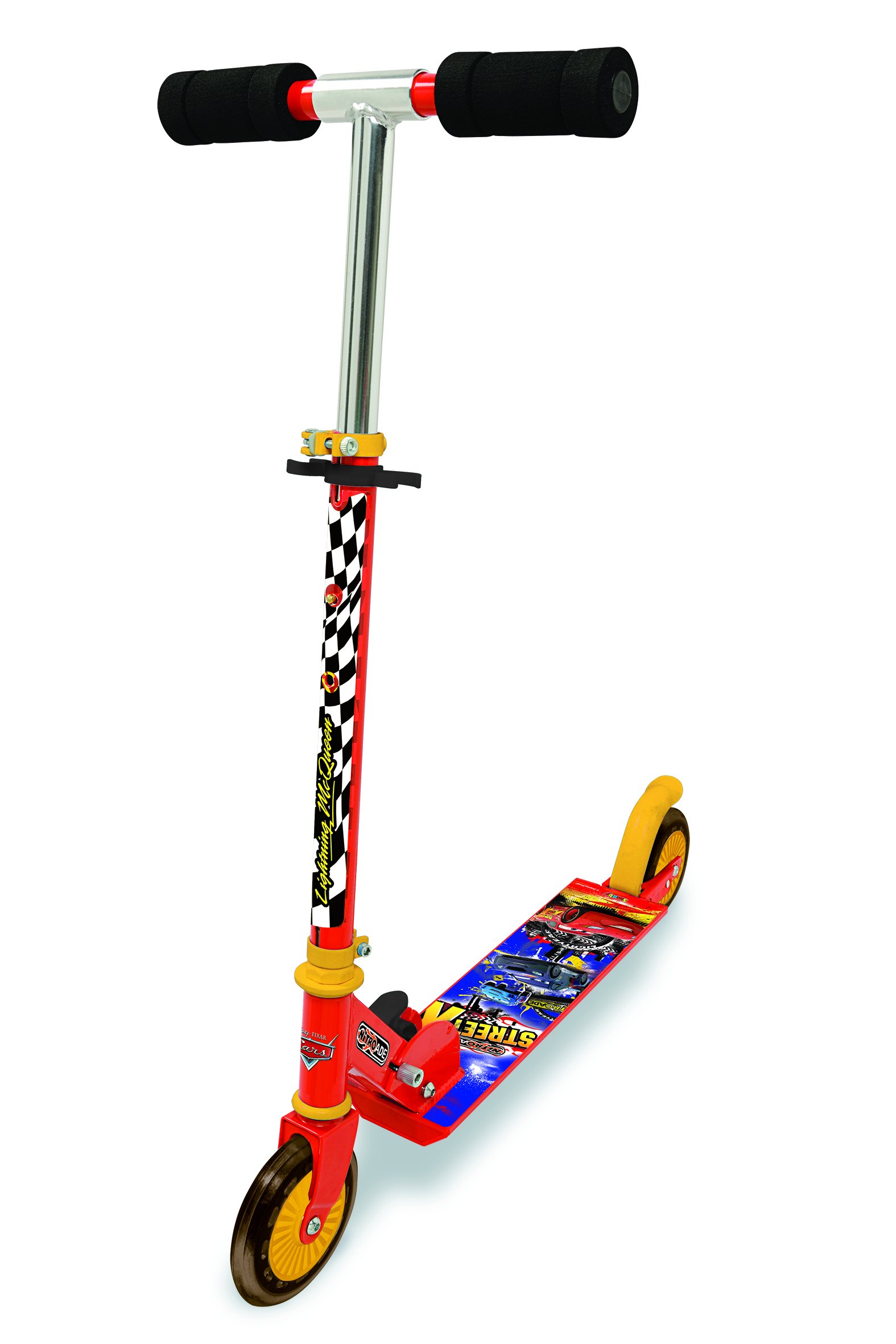 smoby-disney-cars-roller-klappbar-mit-bremse-2-r-der-ab-5-j image 1