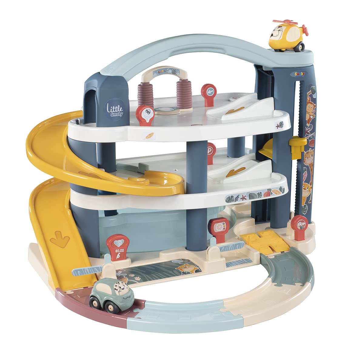 smoby-little-smoby-parkhaus-garage-ab-18-monaten-mit-auto image 1