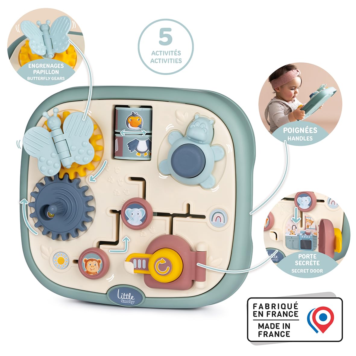 smoby-little-activity-board-motorikbrett-ab-1-jahr image 2