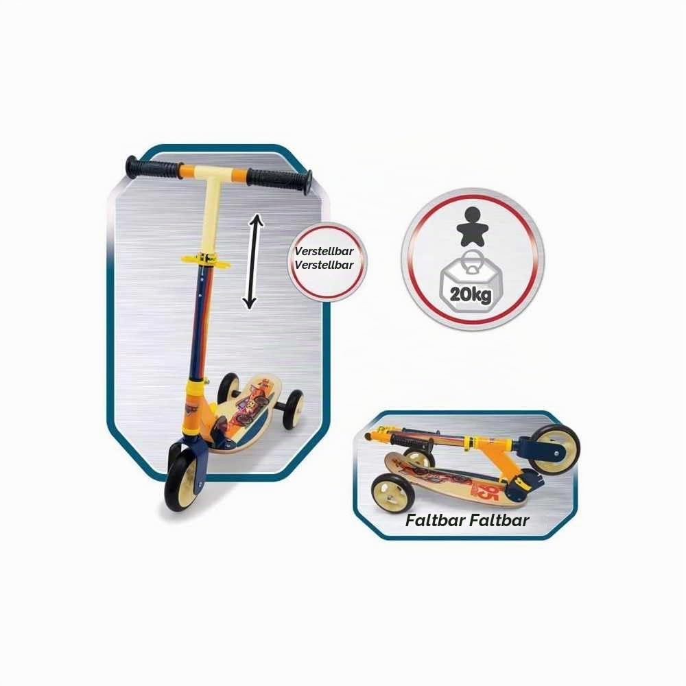 smoby-disney-cars-wooden-scooter-roller-3-r-drig-holz-ab-3-j image 3