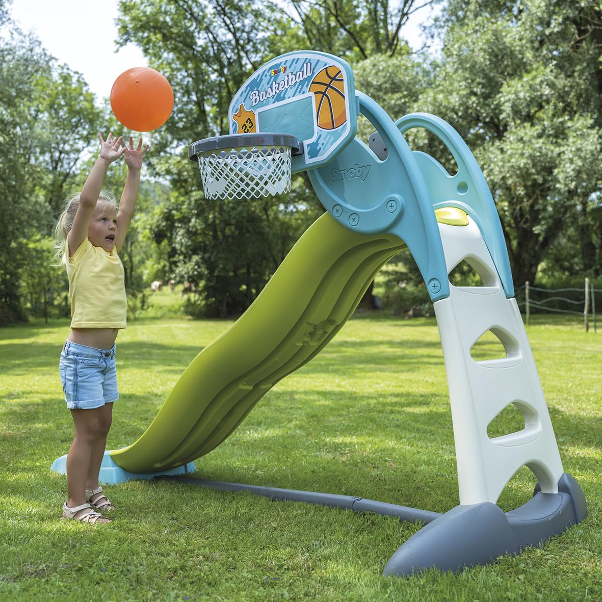 smoby-life-basketballkorb-3-in-1-820700-rutschen-zubeh-r-outdoor image 4