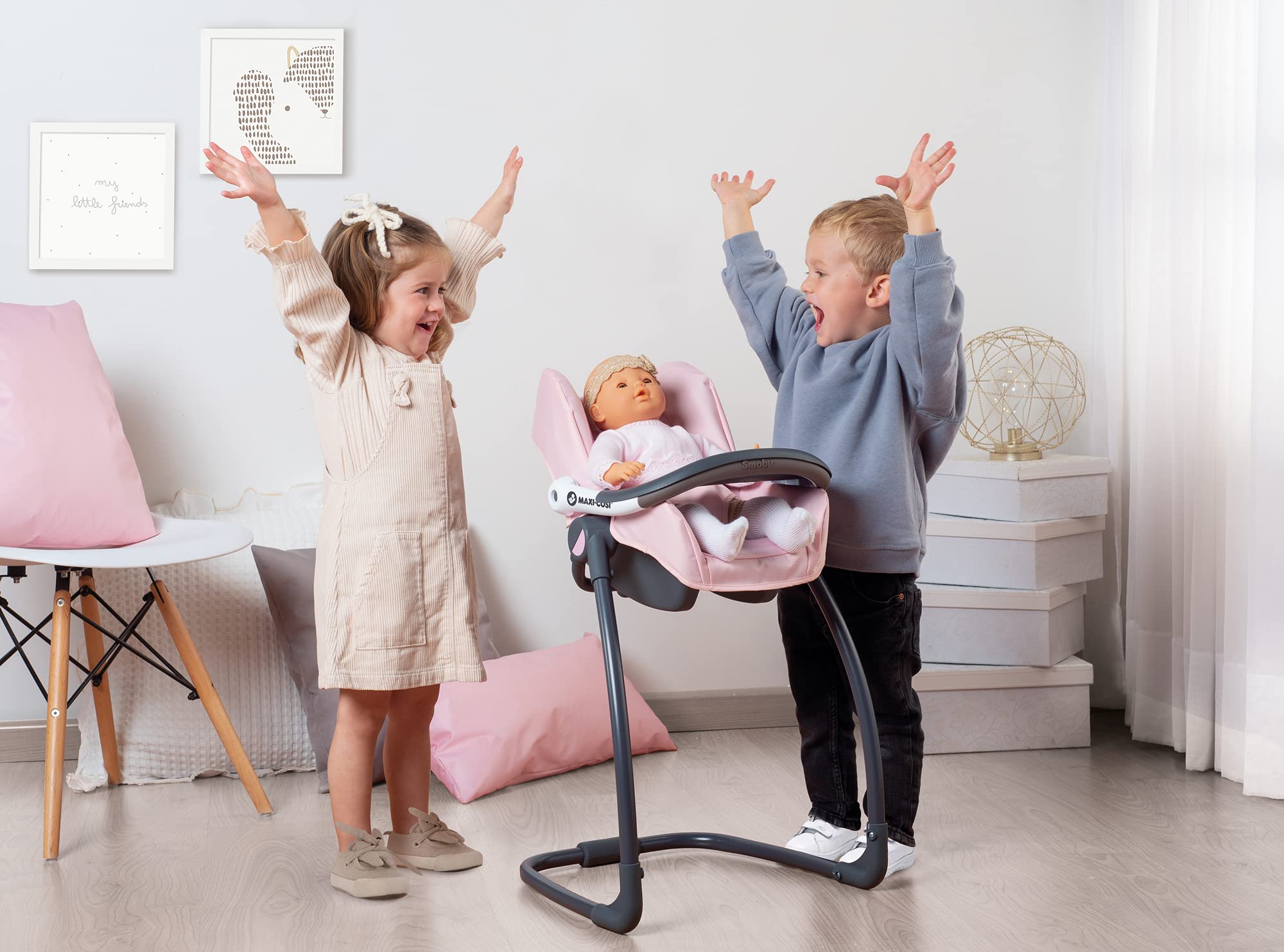 smoby-maxi-cosi-3-in-1-puppenhochstuhl-rosa-f-r-puppen-42cm image 4