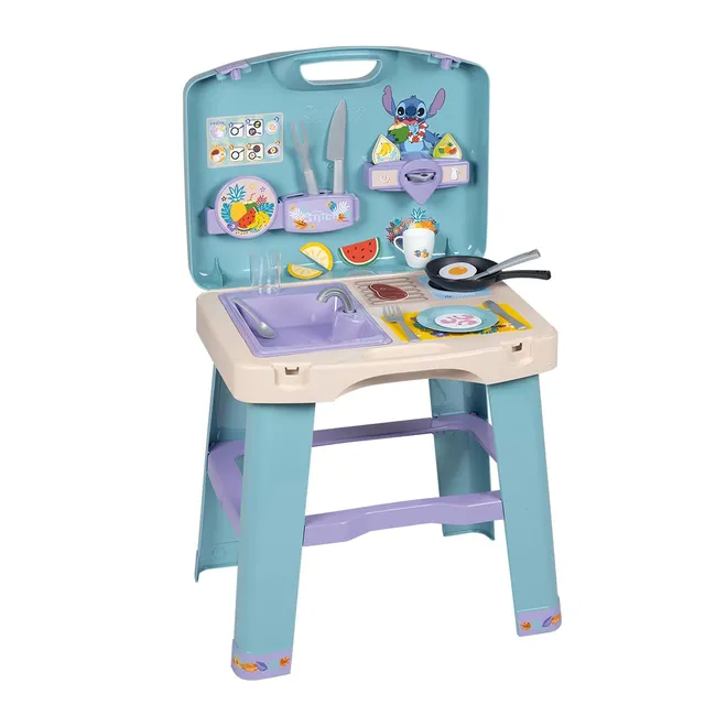 smoby-disney-stitch-spielk-chen-koffer-kinderk-che-20-teile image 1