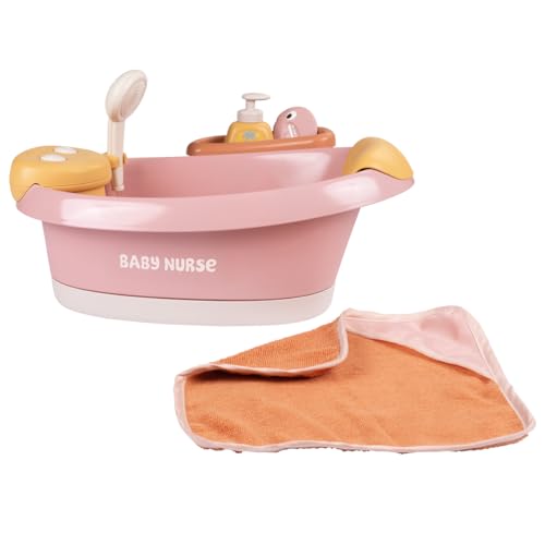 smoby-baby-nurse-puppen-badewanne-mit-led-und-zubeh-r image 8