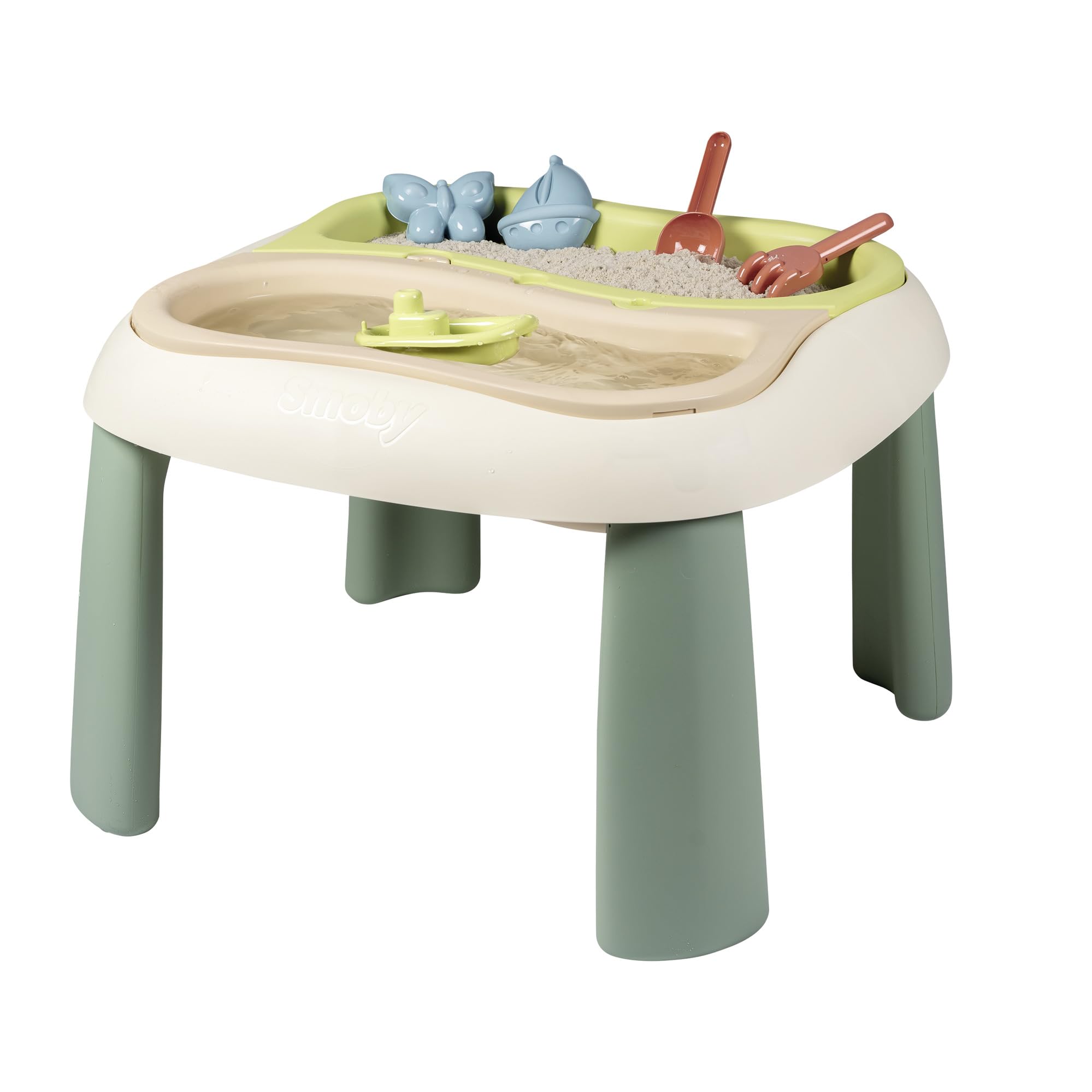 smoby-life-sand-und-wassertisch-recycled-mit-zubeh-r image 1