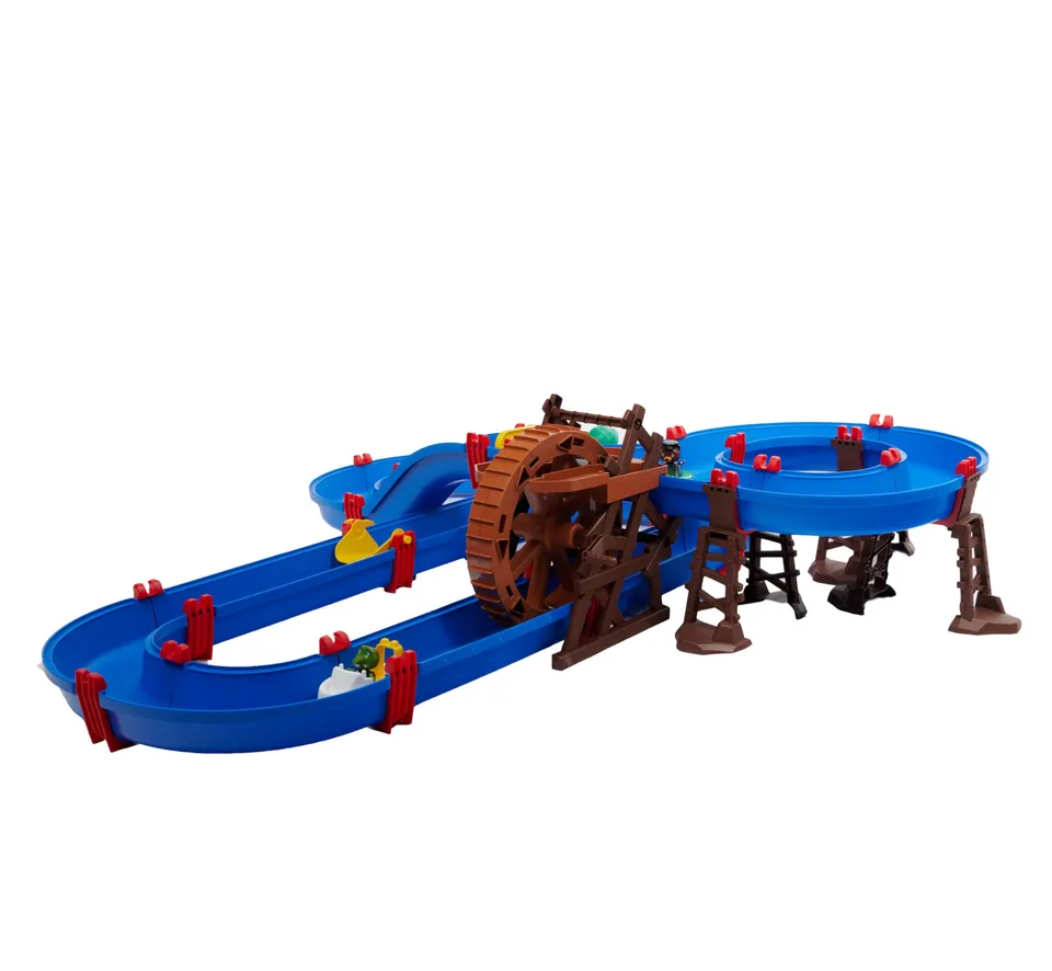 aquaplay-waterwheel-wasserbahn-2-ebenen-mit-wasserrad image 1