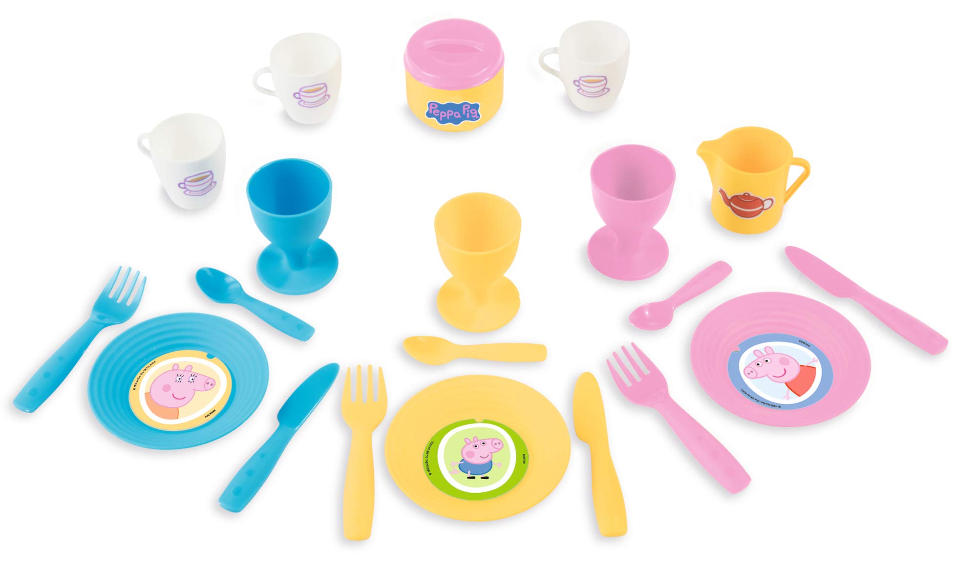 smoby-peppa-wutz-picknick-korb-teeservice-20-teilig-rosa-ab-3-jahre image 2
