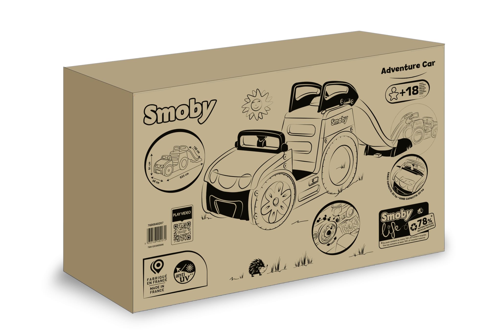 smoby-life-adventure-car-spielauto-recycelt-mit-rutsche image 8