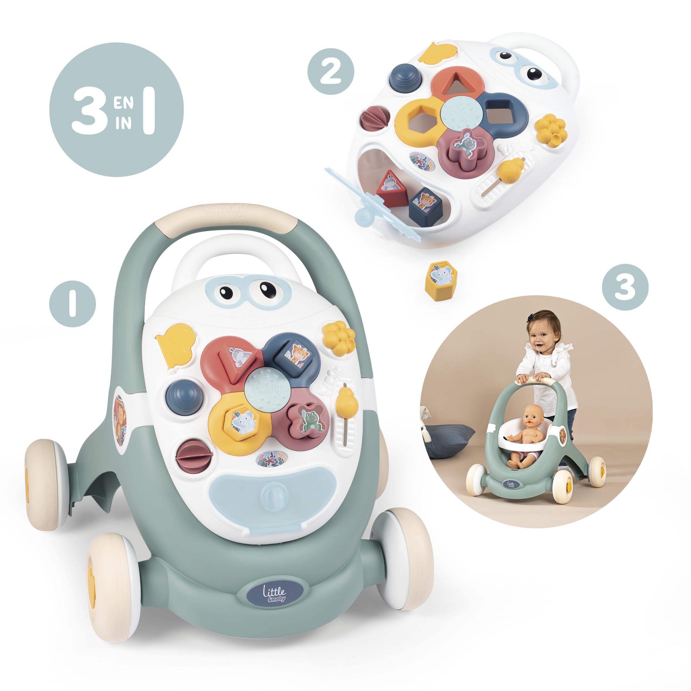 smoby-little-smoby-lauflernwagen-3-in-1-ab-1-jahr image 3