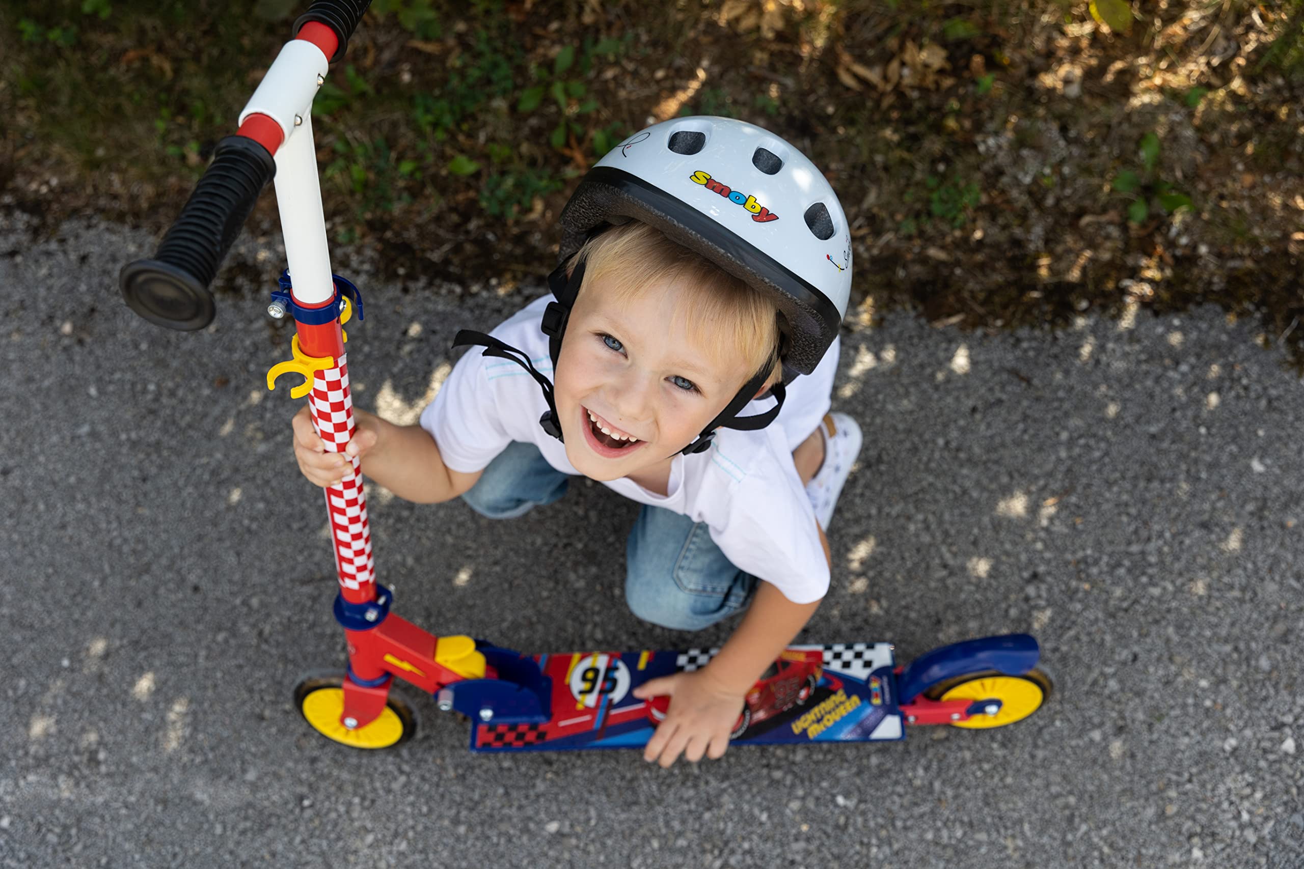 smoby-disney-cars-roller-2-r-der-klappbar-mit-bremse-ab-5-jahren image 8