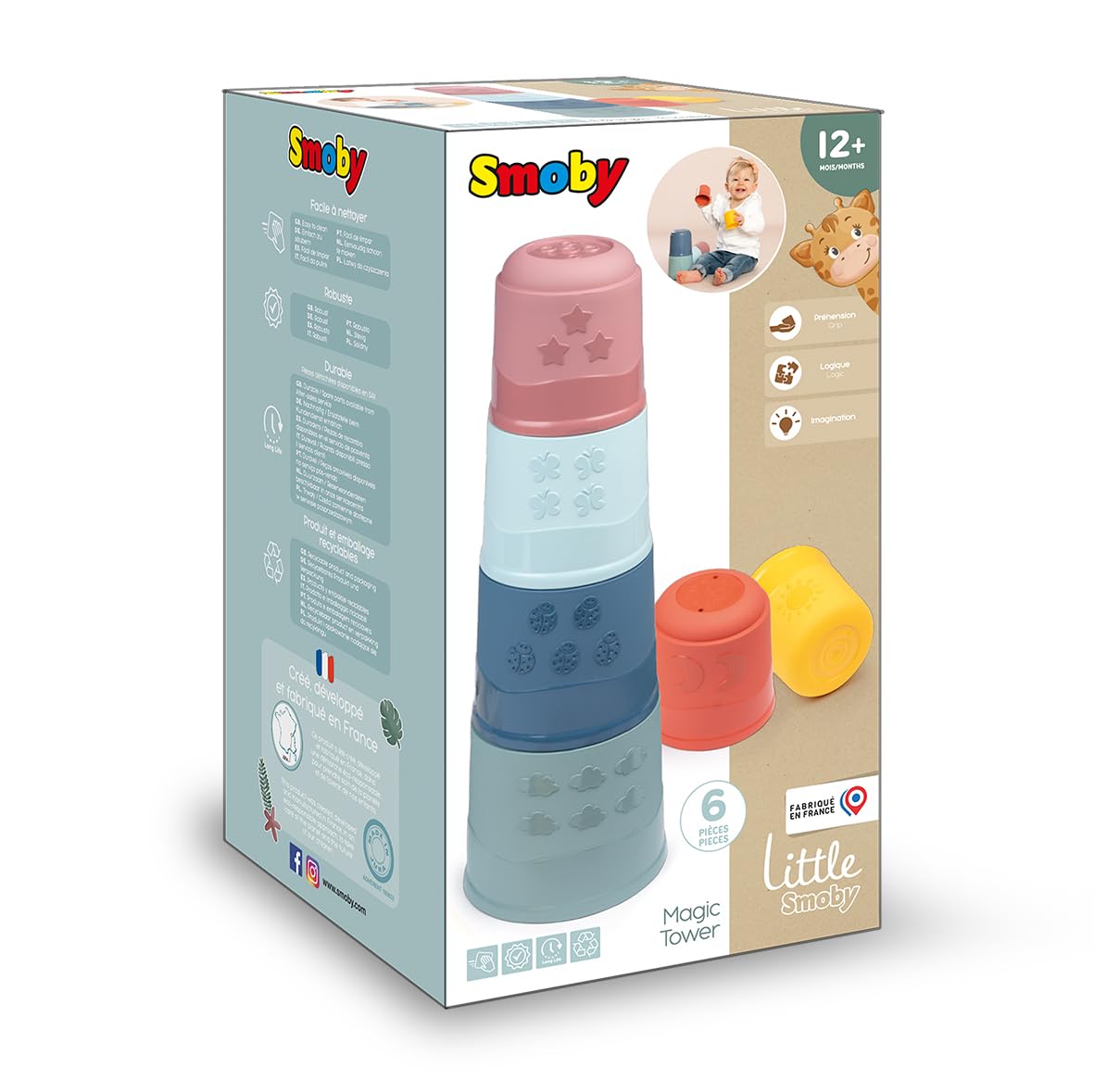 smoby-little-smoby-magic-tower-stapelbecher-6-teilig-ab-12-monaten image 7