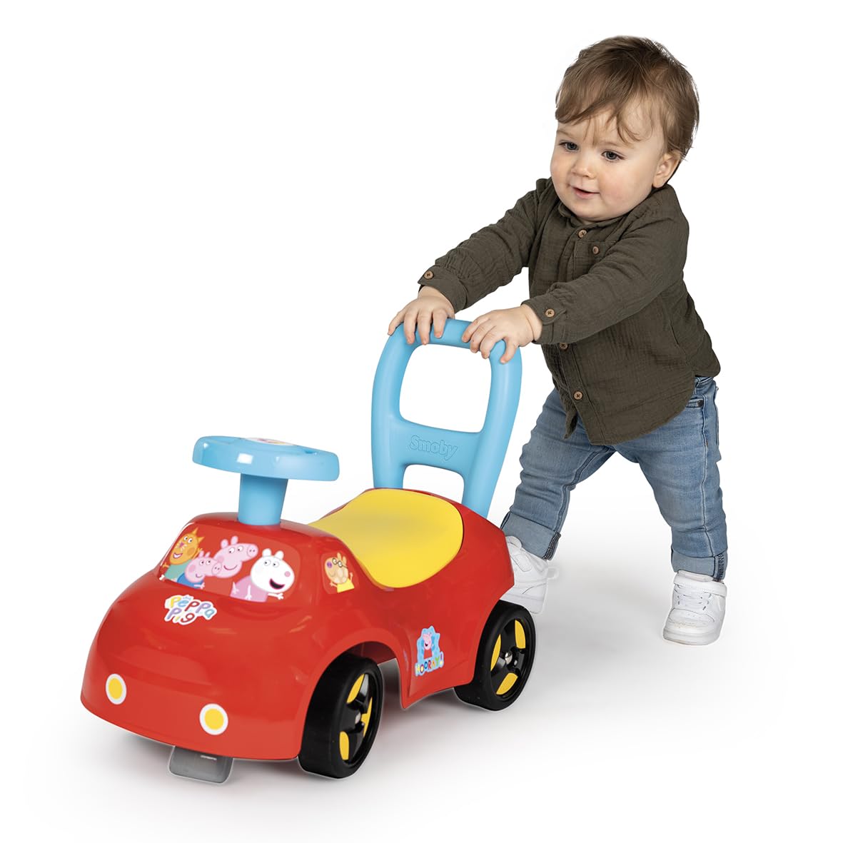 smoby-peppa-pig-rutscher-rutschauto-mit-hupe-ab-10-monaten image 5