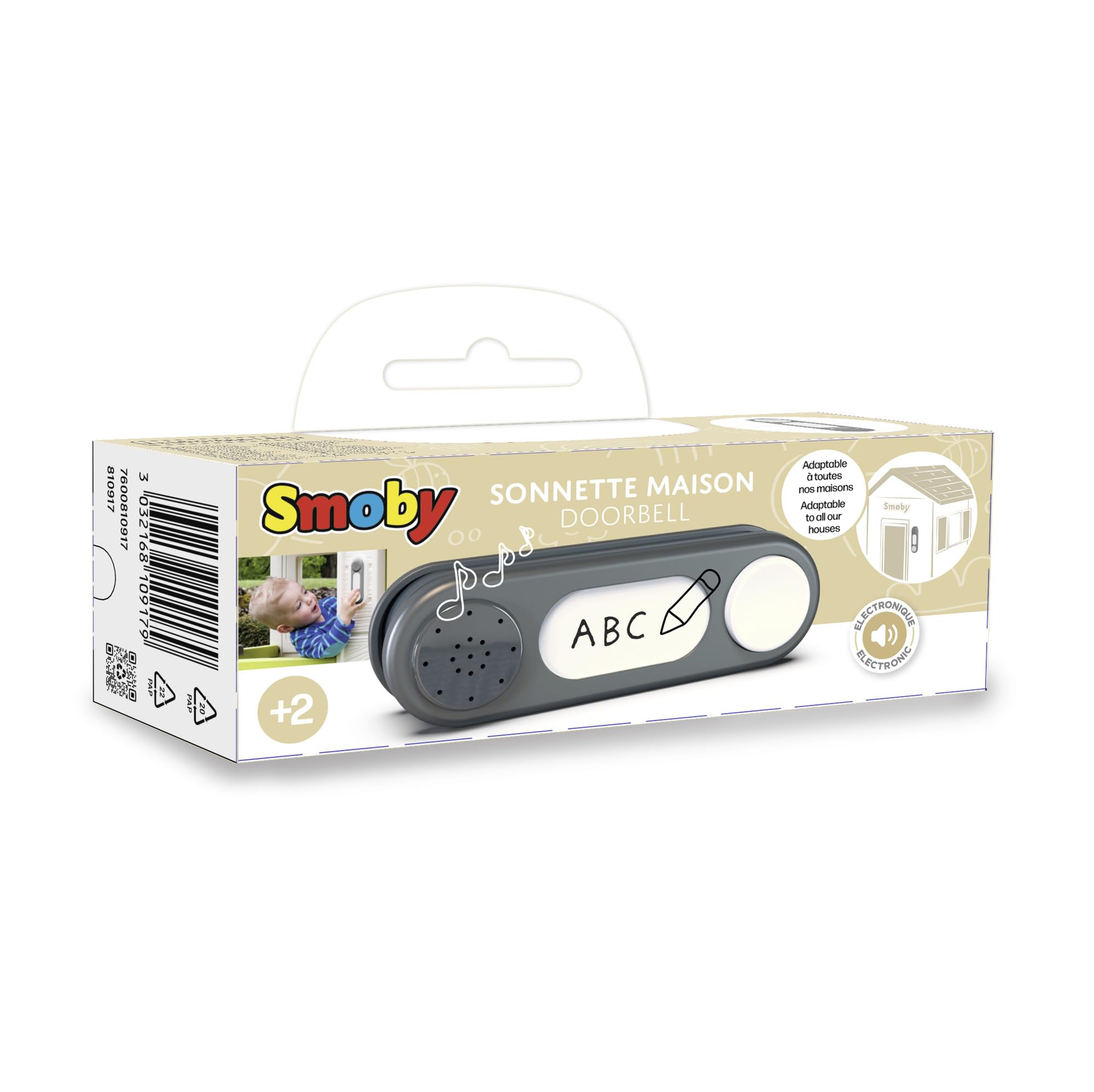 smoby-elektronische-t-rklingel-spielhaus-grey-bellen-miau image 1