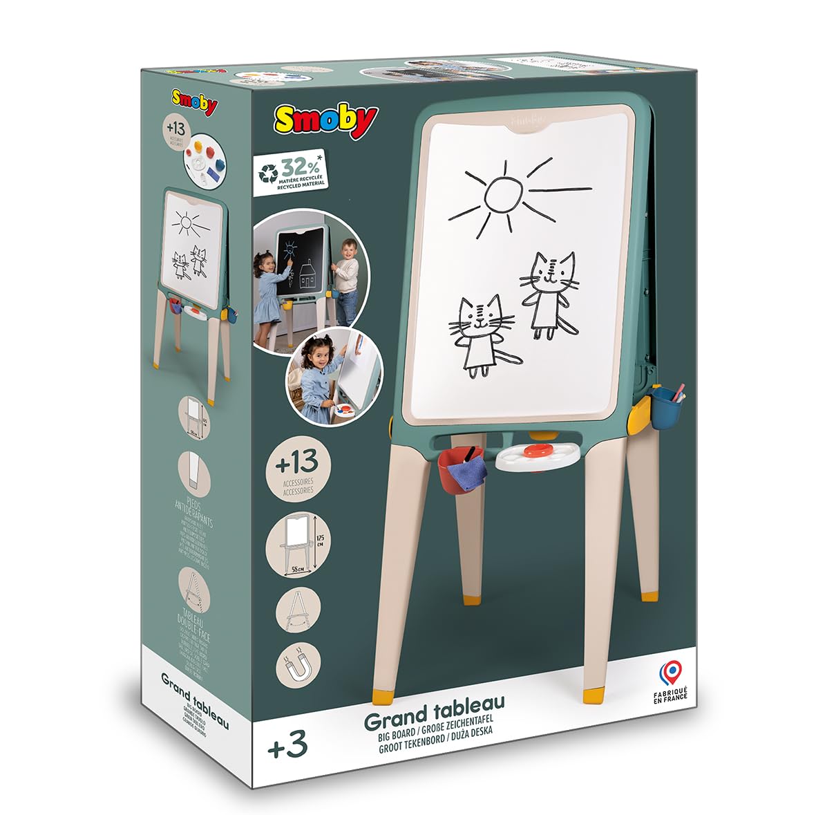 smoby-gro-e-kreativtafel-maltafel-schultafel-13-teile-ab-3-j image 7