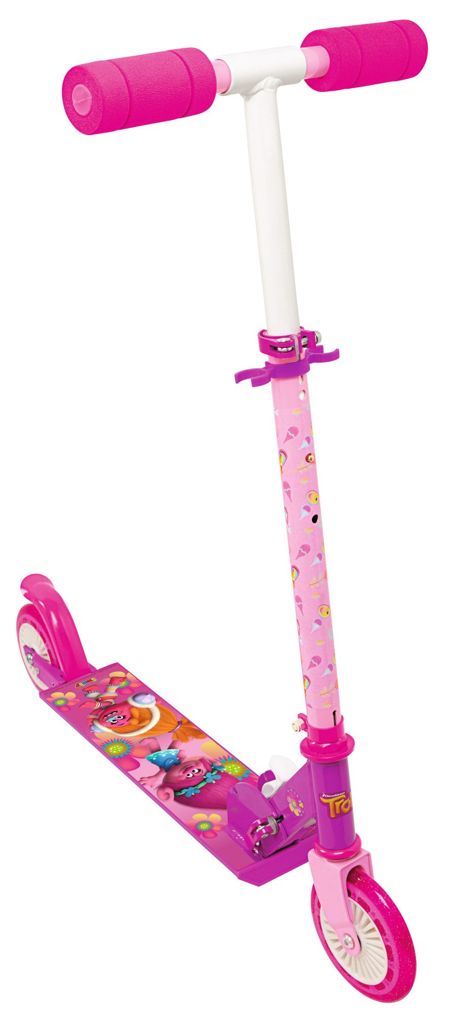 smoby-maggie-bianca-roller-klappbar-pink-ab-5-jahre-mit-bremse image 2