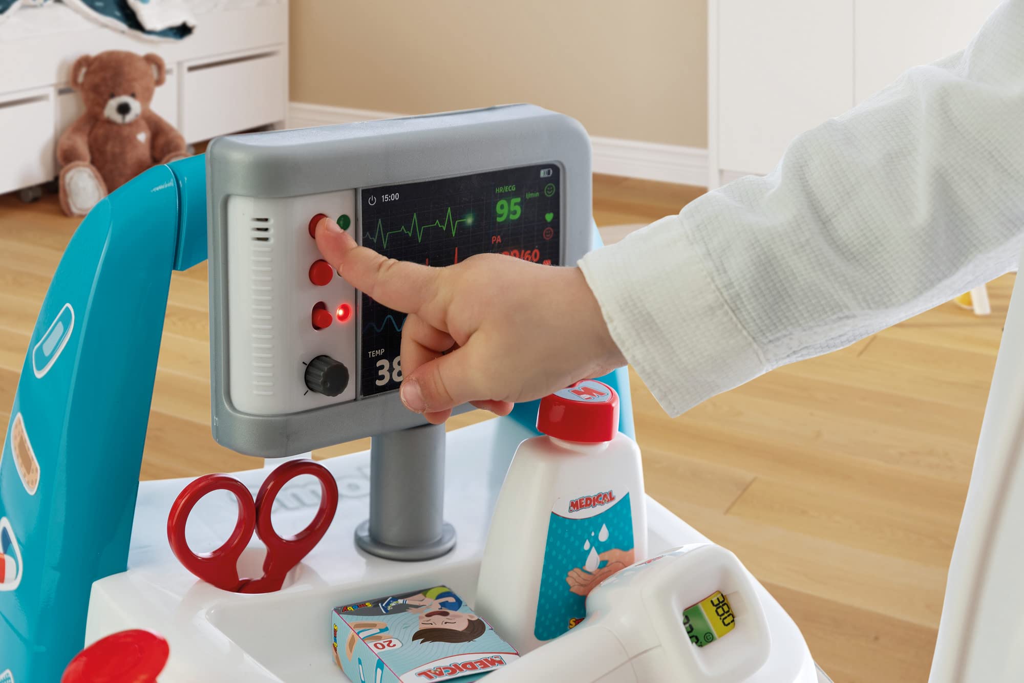 smoby-baby-care-doktor-trolley-elektronisch-mit-sound-ab-3-j image 4
