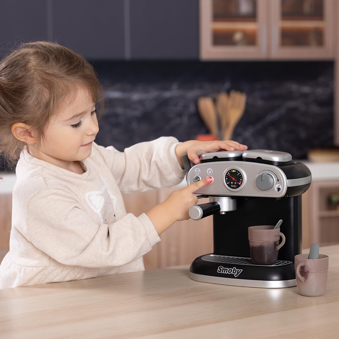 smoby-tefal-espresso-kaffeemaschine-spielzeug-mit-licht-ab-3-j image 5