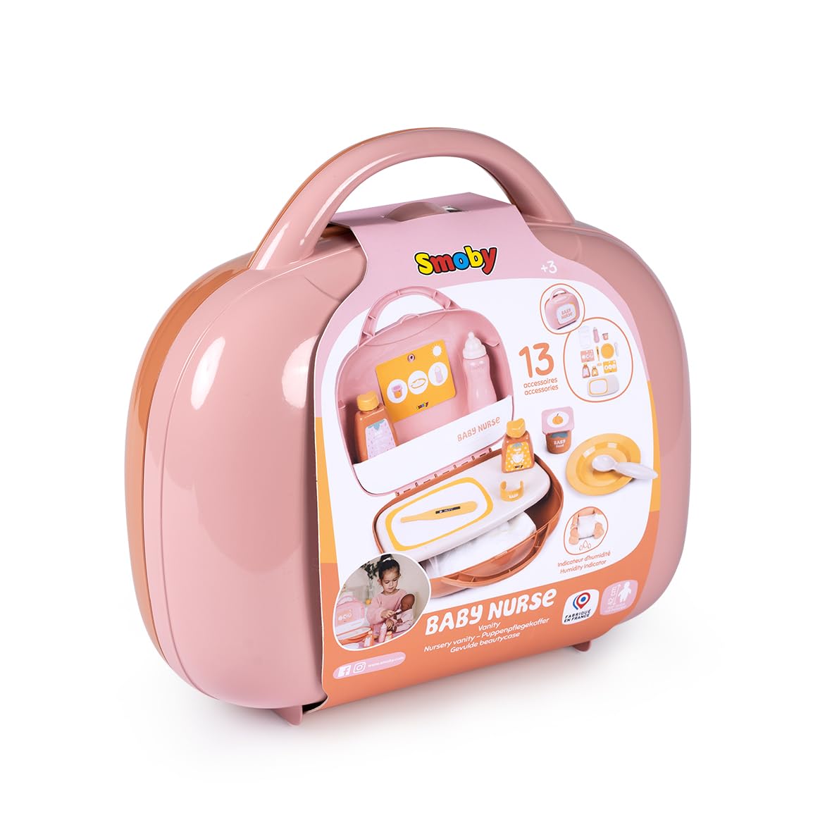 smoby-baby-nurse-puppen-pflegekoffer-pflegeset-13-teilig-ab-3-j image 7