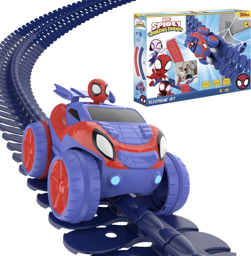 smoby-flextreme-spidey-rennbahn-set-184-teile image 1
