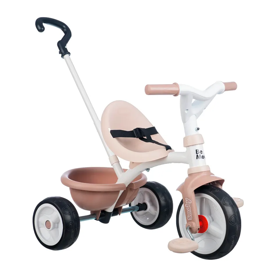 smoby-be-move-dreirad-beige-schubstange-gurt-ab-15-monate image 1
