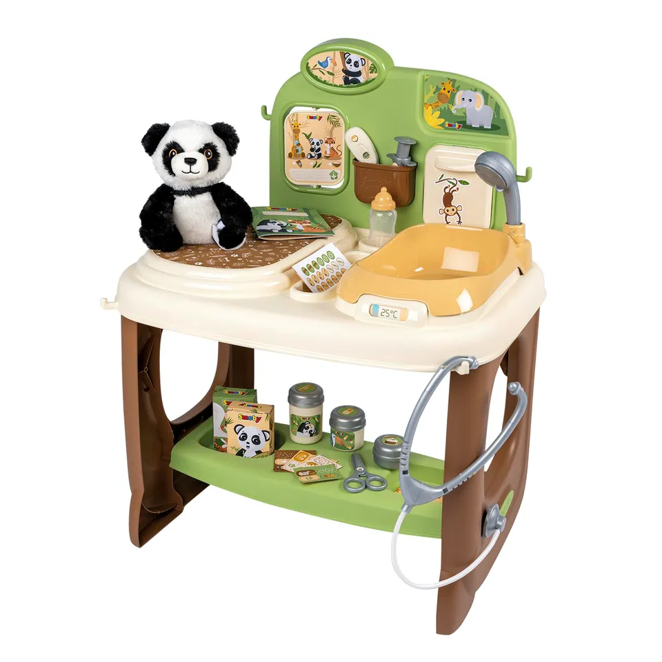 smoby-baby-care-tierarzt-klinik-spielset-mit-panda-ab-3-jahre image 1