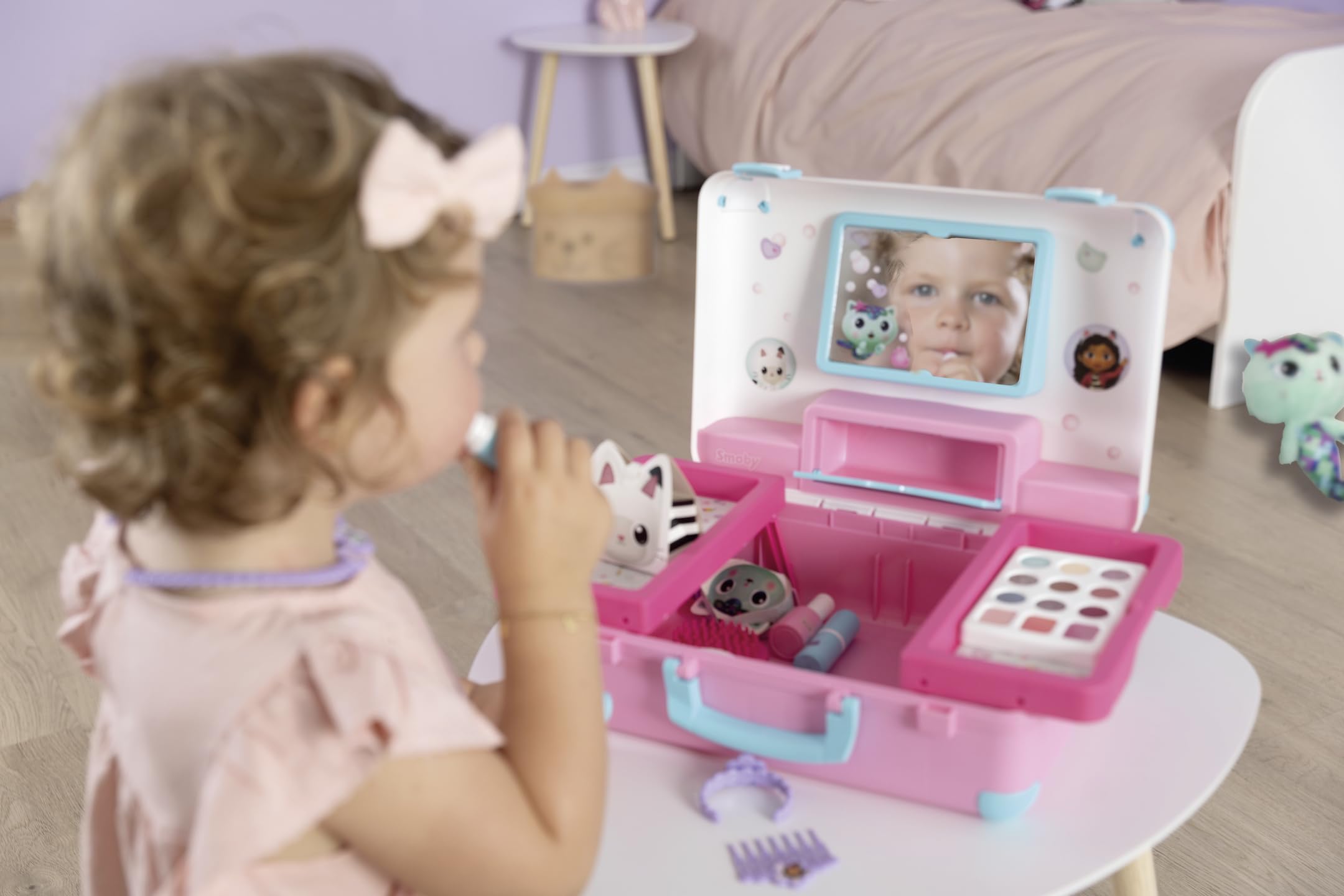 smoby-gabbys-dollhouse-kosmetikkoffer-styling-set-ab-3-jahre image 2