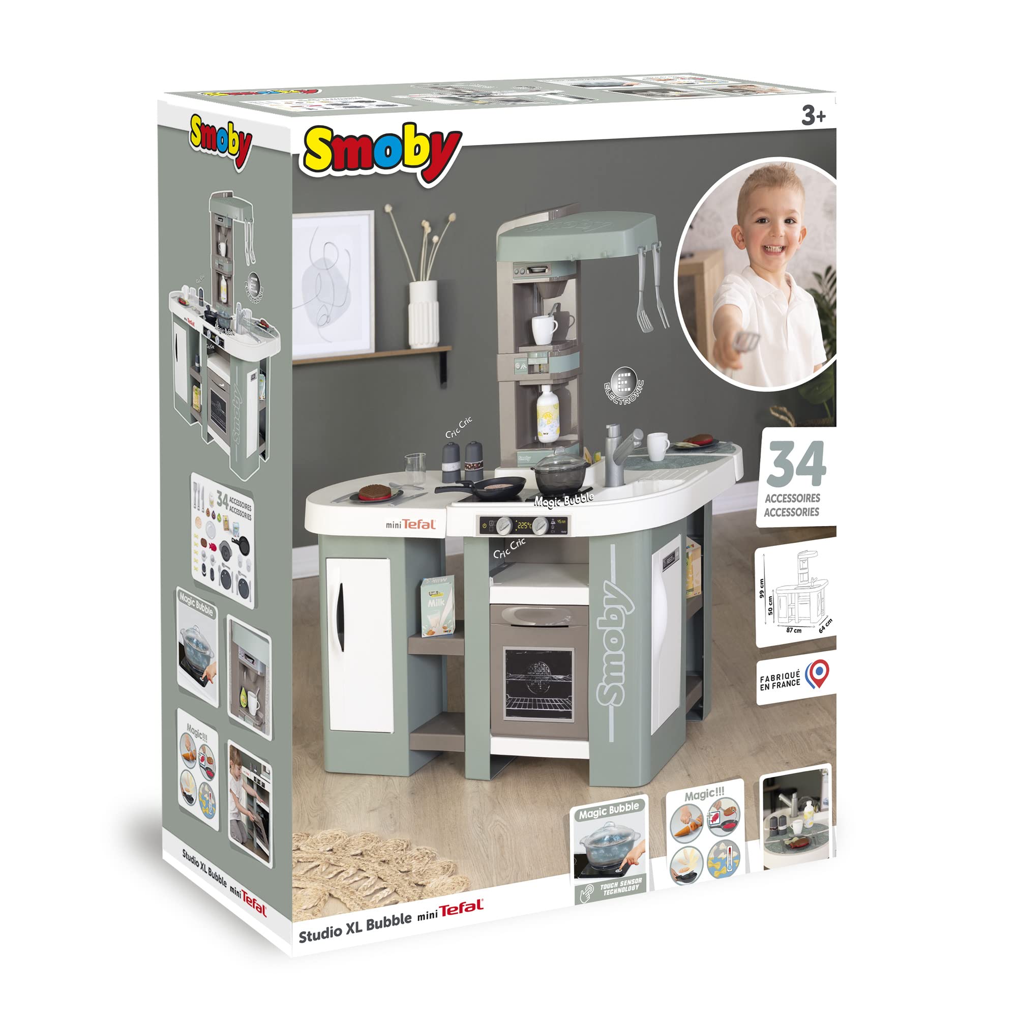 smoby-tefal-studio-bubble-xl-spielk-che-36-tlg-ab-3-jahren image 6