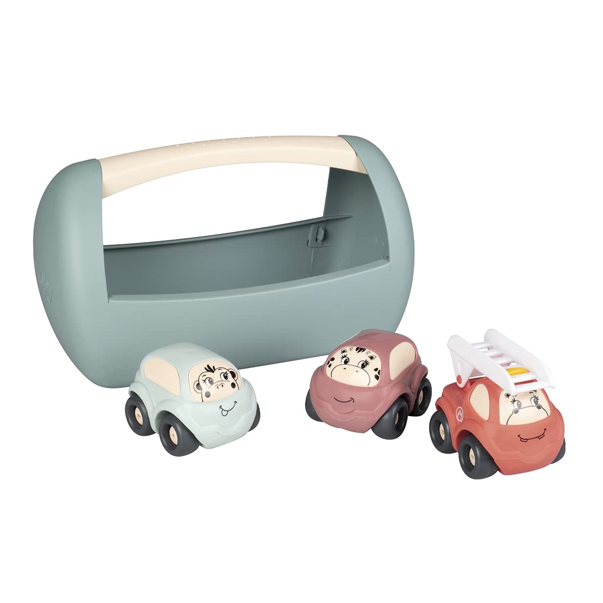 smoby-little-smoby-set-3-fahrzeuge-spielautos-mit-box-ab-12-monaten image 1