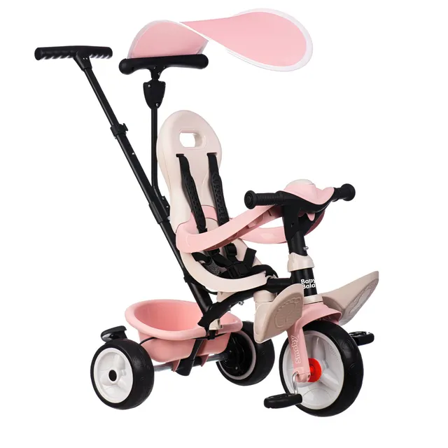 smoby-baby-balade-3-in-1-dreirad-ros-mit-schubstange image 1