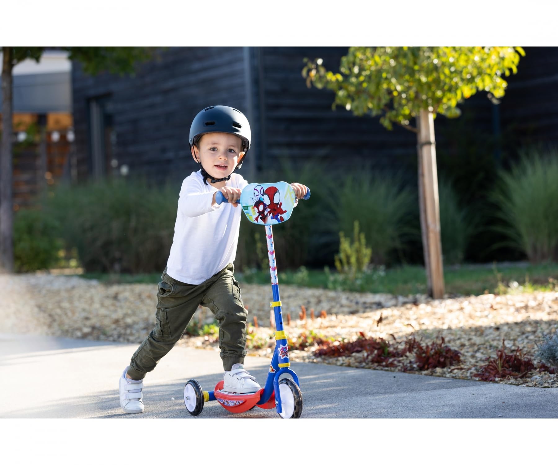 smoby-spidey-3w-scooter-kinderroller-3-r-der-ab-3-jahren image 2