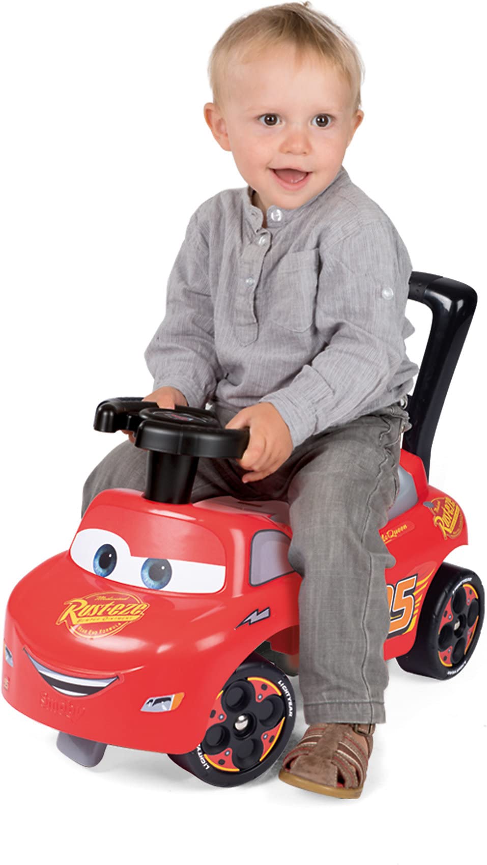 smoby-disney-cars-auto-rutscher-mit-staufach-ab-10-monaten image 2