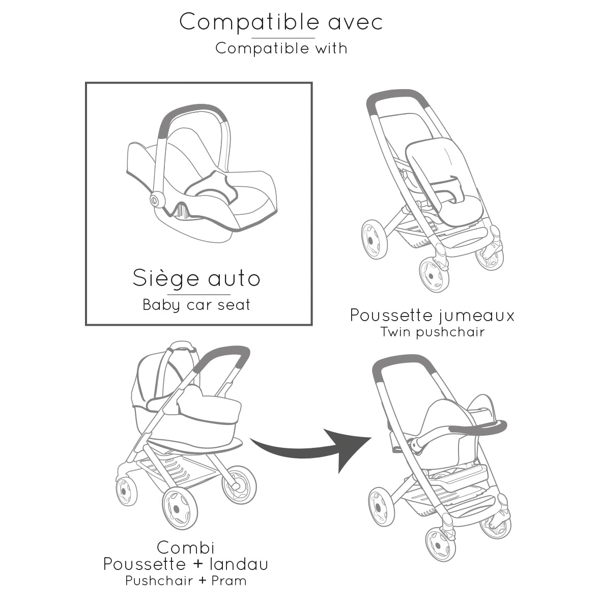 smoby-maxi-cosi-puppenhochstuhl-3-in-1-bis-42-cm image 3