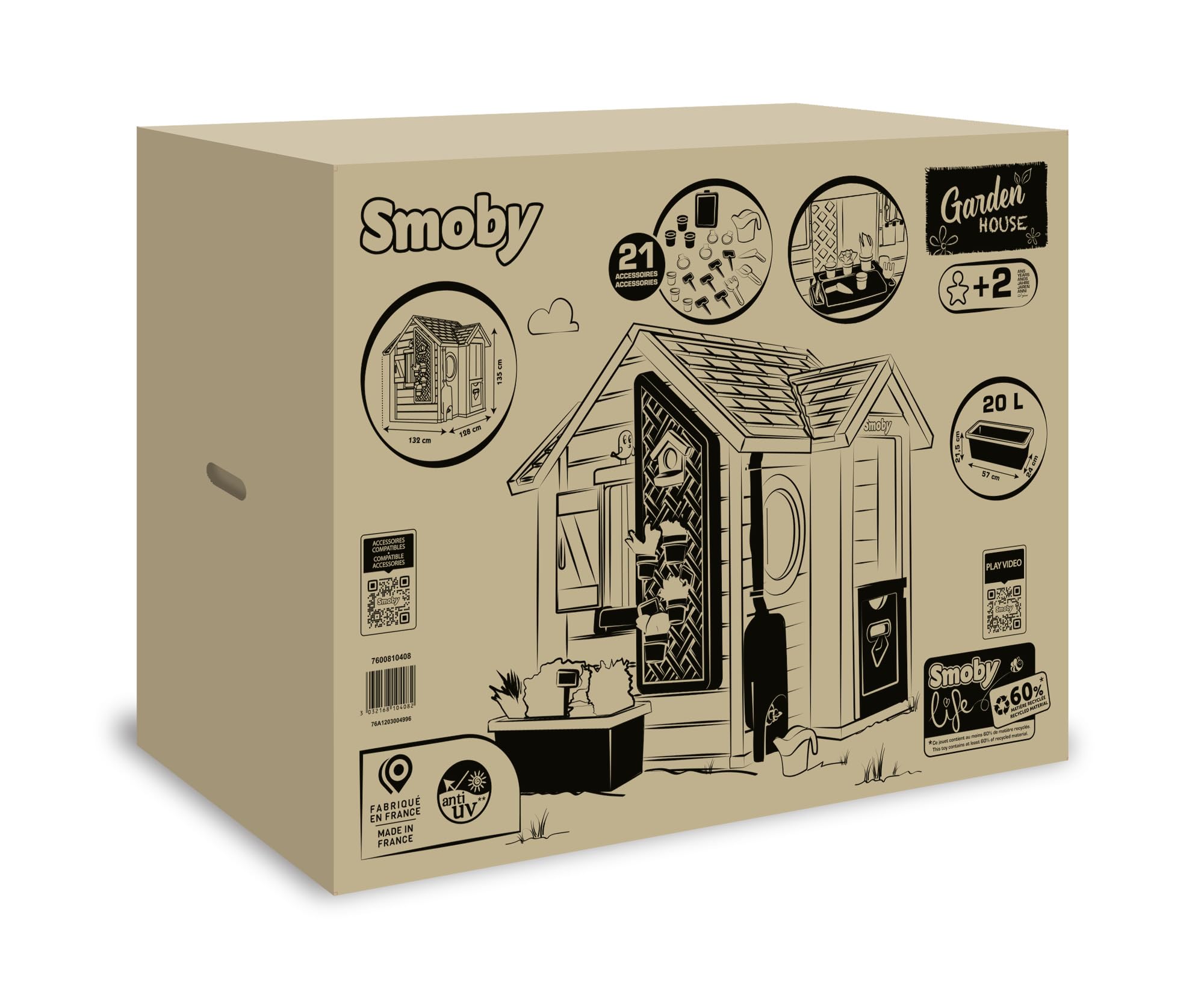 smoby-life-garden-house-spielhaus-recycelt-ab-2-jahre image 2