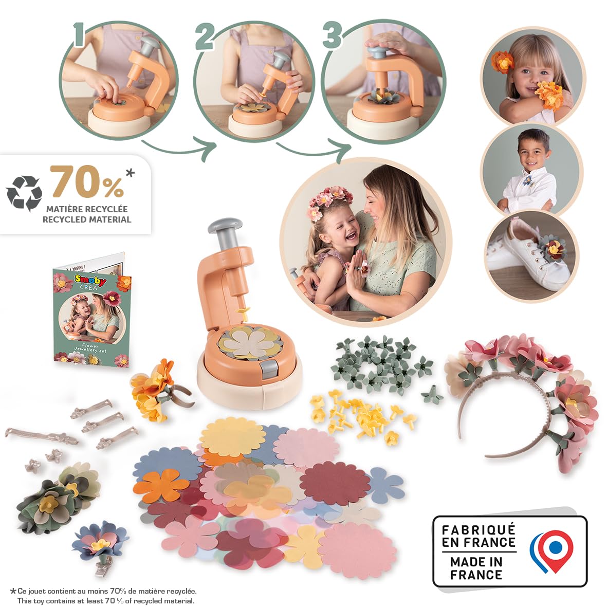 smoby-crea-schmuck-bastelset-blumenpresse-ab-3-jahren image 2