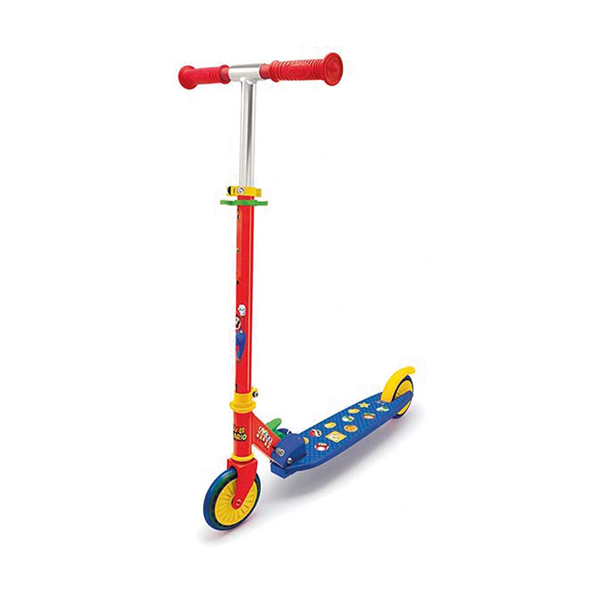 smoby-super-mario-kinderroller-2-r-der-klappbar-verstellbar image 1