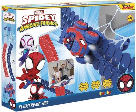 smoby-flextreme-spidey-rennbahn-set-184-teile image 7