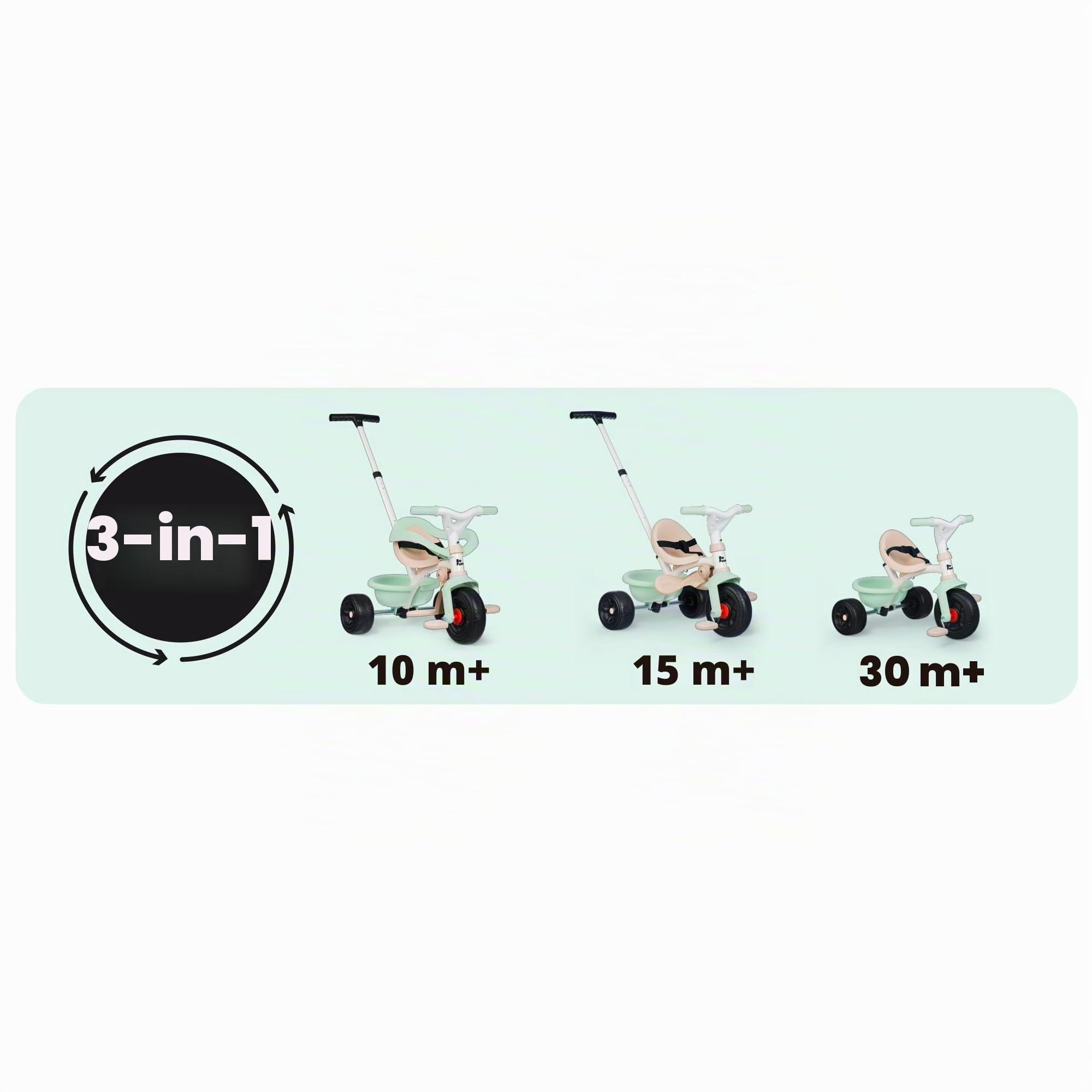 smoby-life-be-fun-komfort-dreirad-gr-n-mit-schubstange-ab-10-m image 3