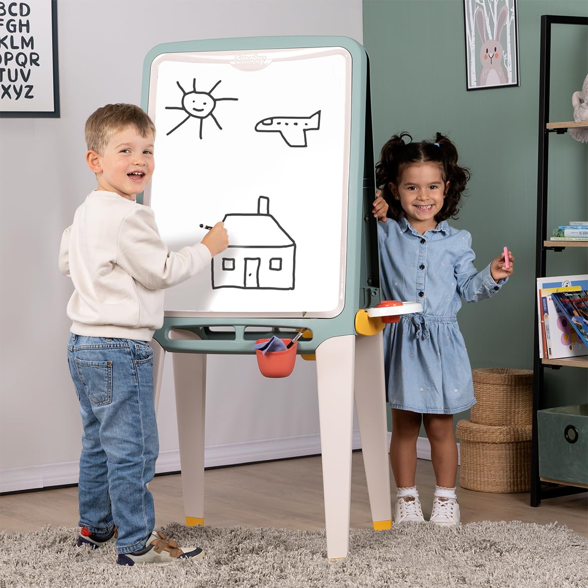 smoby-gro-e-kreativtafel-maltafel-schultafel-13-teile-ab-3-j image 4