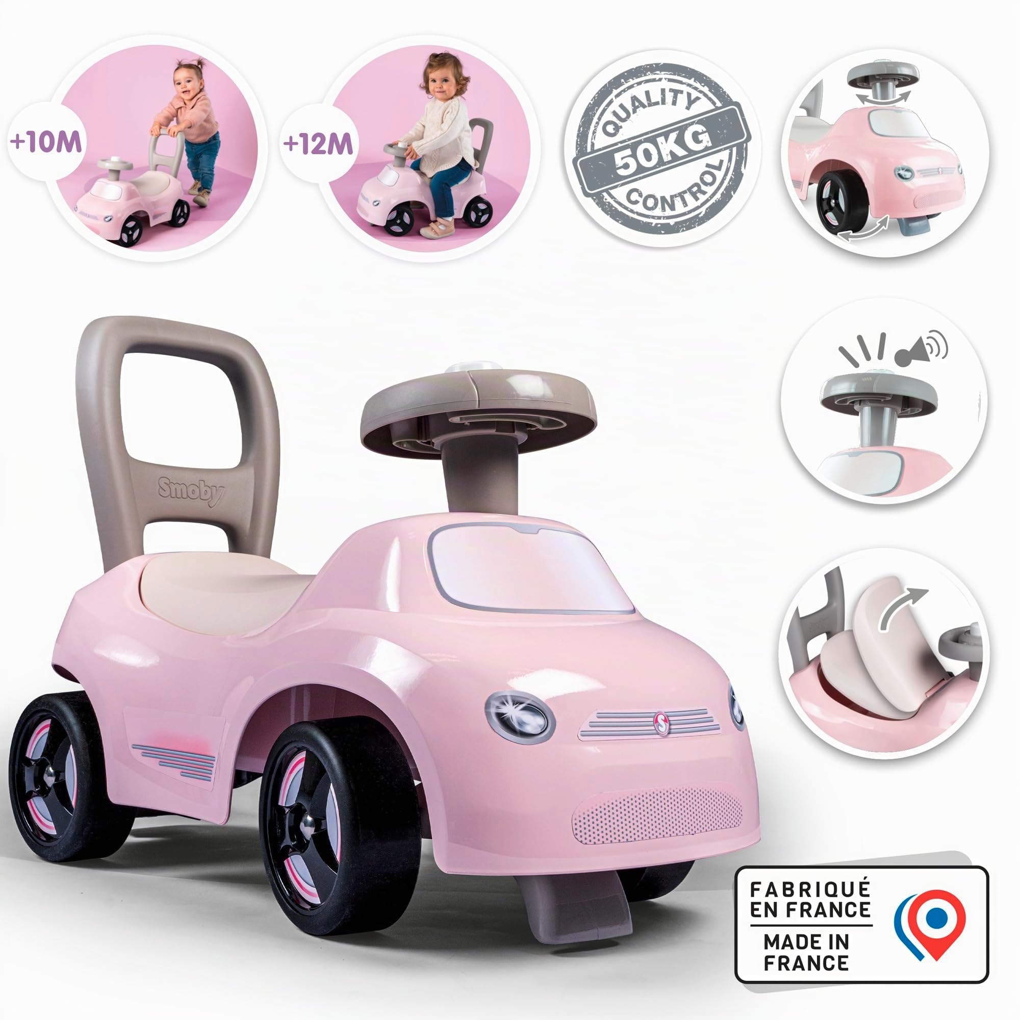 smoby-life-mein-erstes-auto-rutscher-mit-hupe-ab-10-monate image 2
