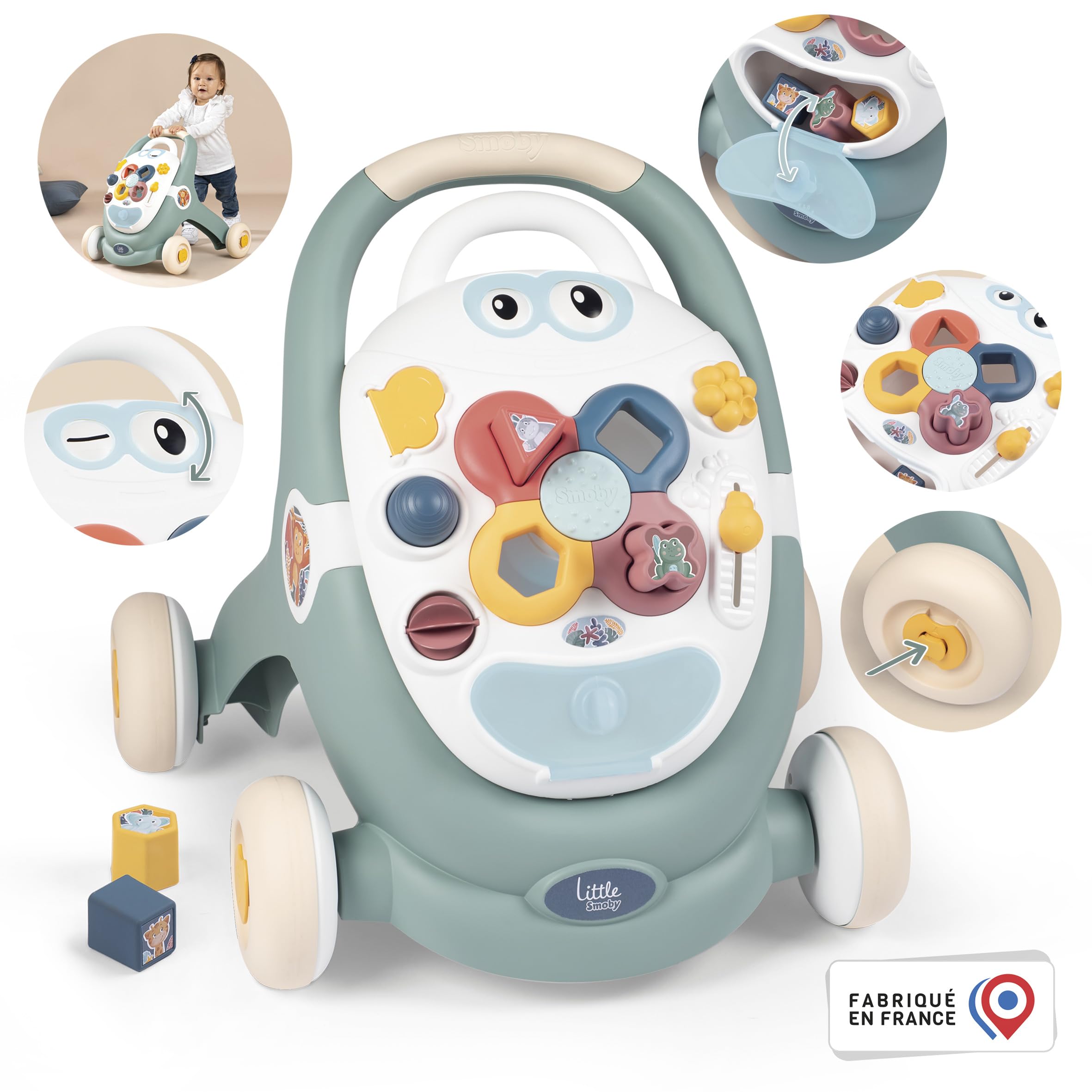 smoby-little-smoby-lauflernwagen-3-in-1-ab-1-jahr image 2
