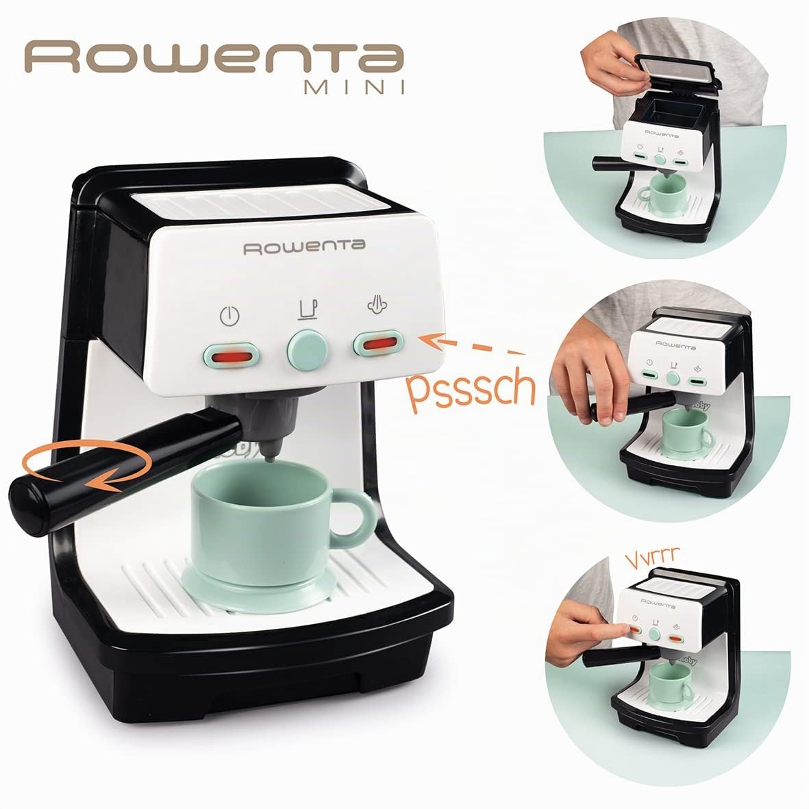 smoby-rowenta-espresso-kinder-kaffeemaschine-spielzeug-mit-sound image 2