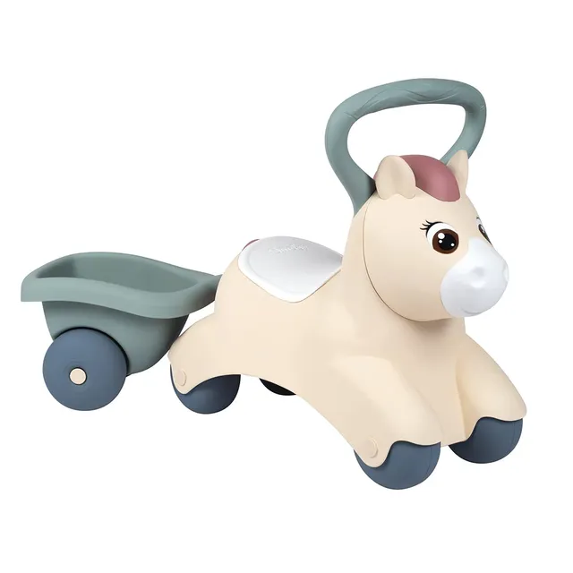 smoby-little-smoby-pony-baby-rutscher-mit-anh-nger-ab-1-jahr image 1