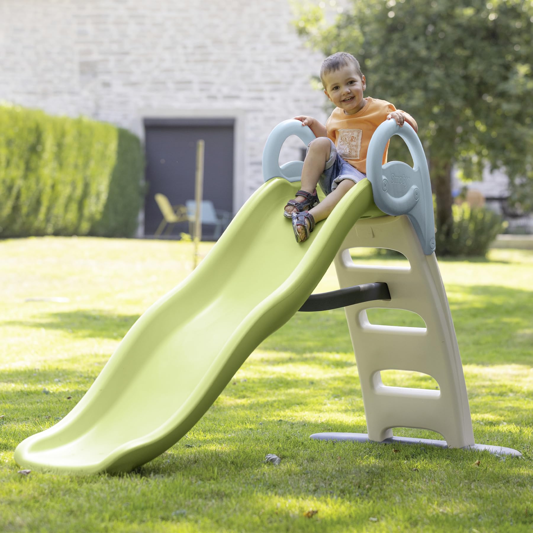 smoby-life-funny-wellen-rutsche-2-m-mit-wasseranschluss-recycelt image 6