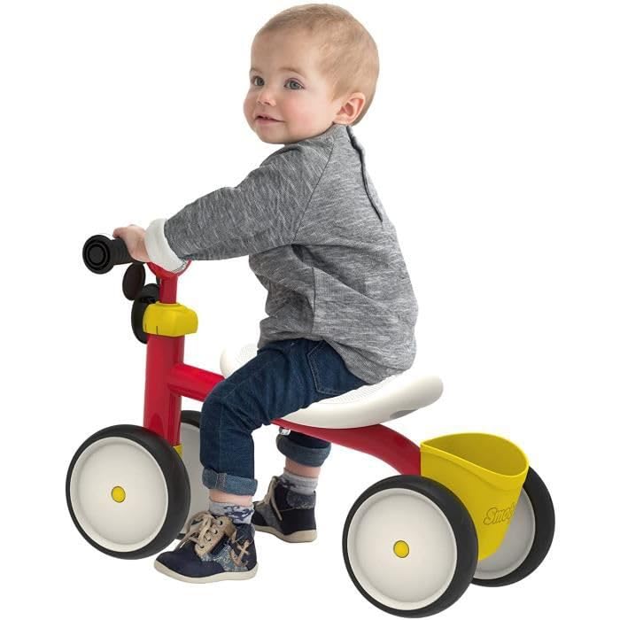 smoby-mickey-mouse-rookie-rutschfahrzeug-bobbycar-ab-1-jahr image 7