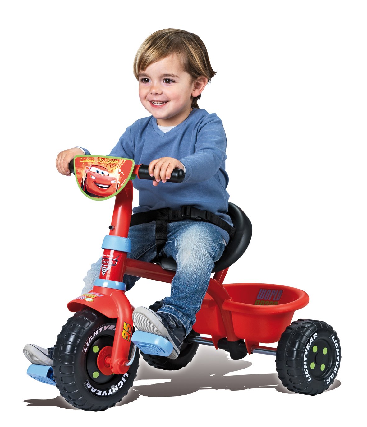 smoby-disney-cars-be-fun-dreirad-444156-mit-schubstange image 3