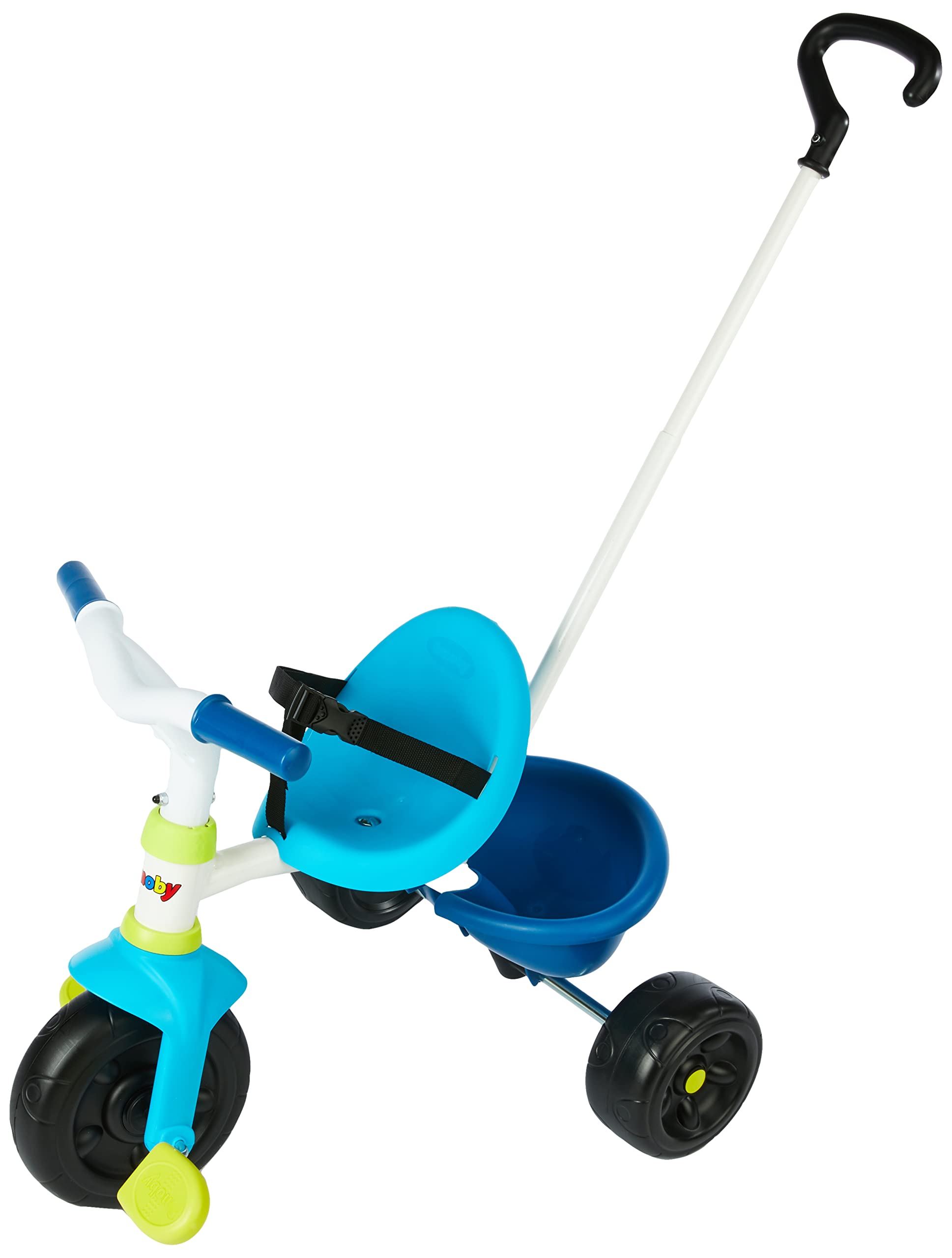 smoby-life-be-fun-dreirad-blau-mit-schubstange-ab-15-monaten image 2
