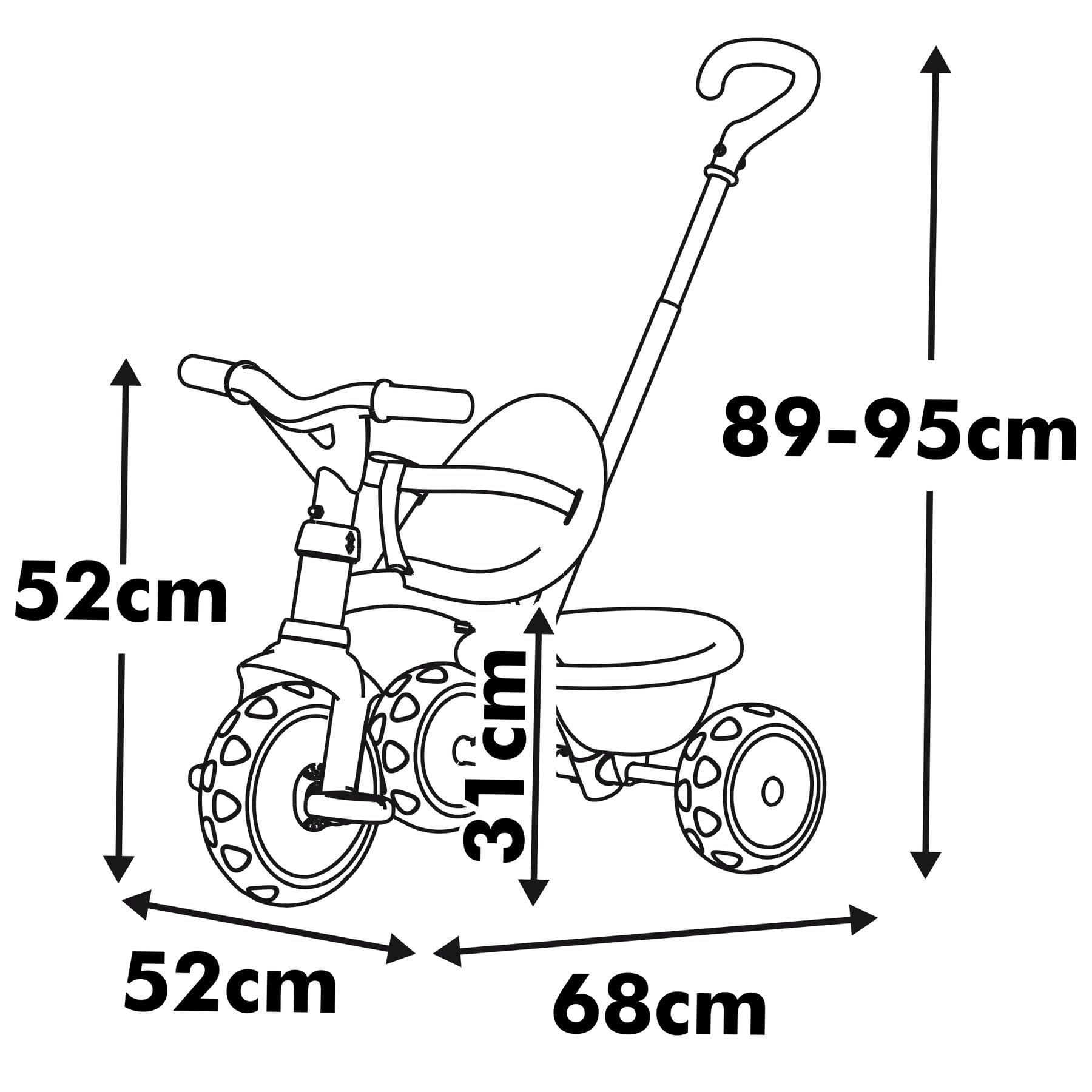 smoby-be-move-dreirad-beige-schubstange-gurt-ab-15-monate image 3