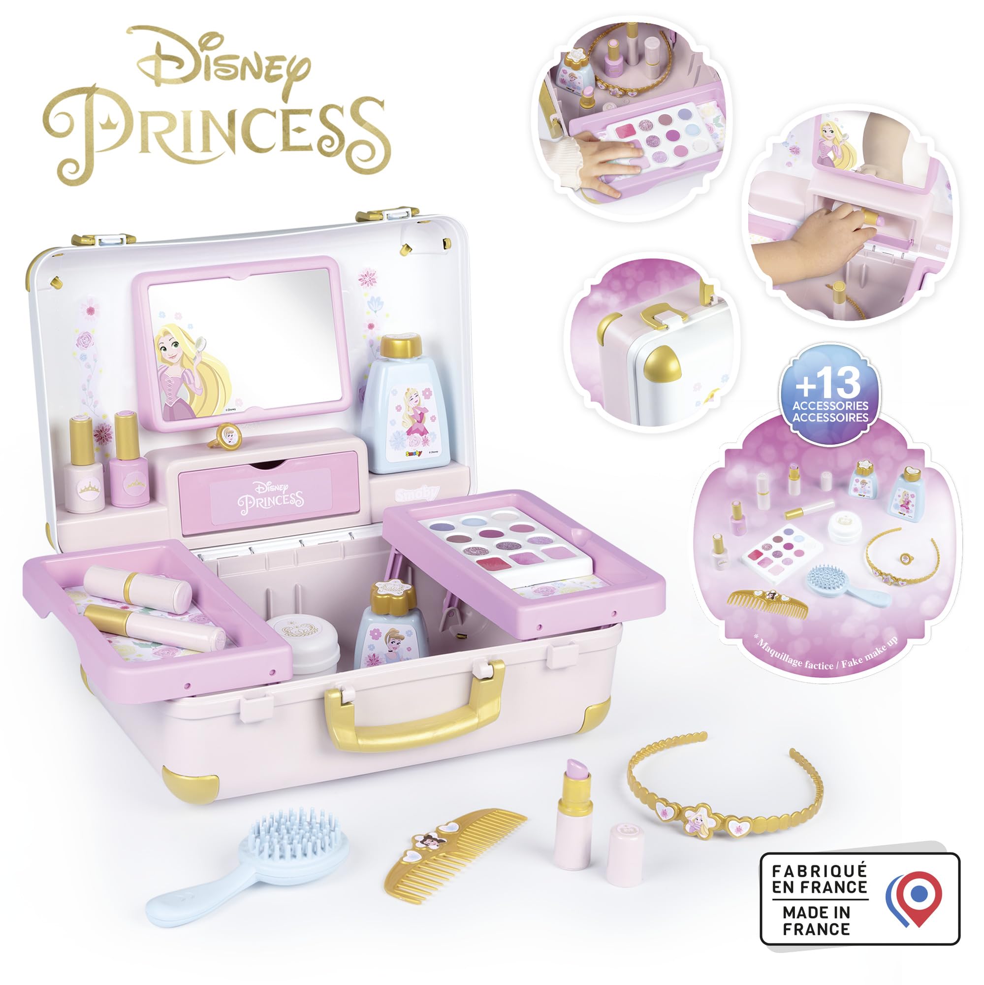 smoby-disney-princess-kosmetikkoffer-schminkkoffer-13-tlg image 2